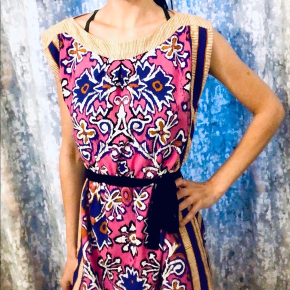 Retro 70’s style tunic sheath dress - Picture 6 of 9